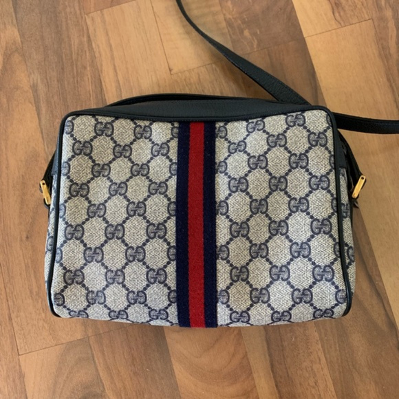 Vintage Ophidia Medium GG Supreme Crossbody Bag - Picture 3 of 8